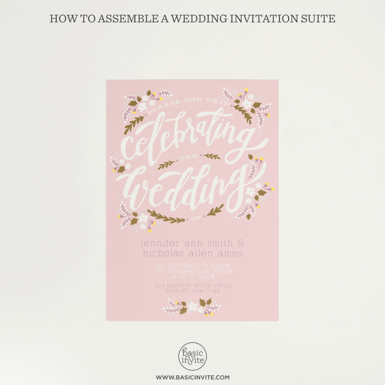 How to assemble your wedding invitations | Ladybird Paper Co. How to assemble your wedding invitations | Ladybird Paper Co.